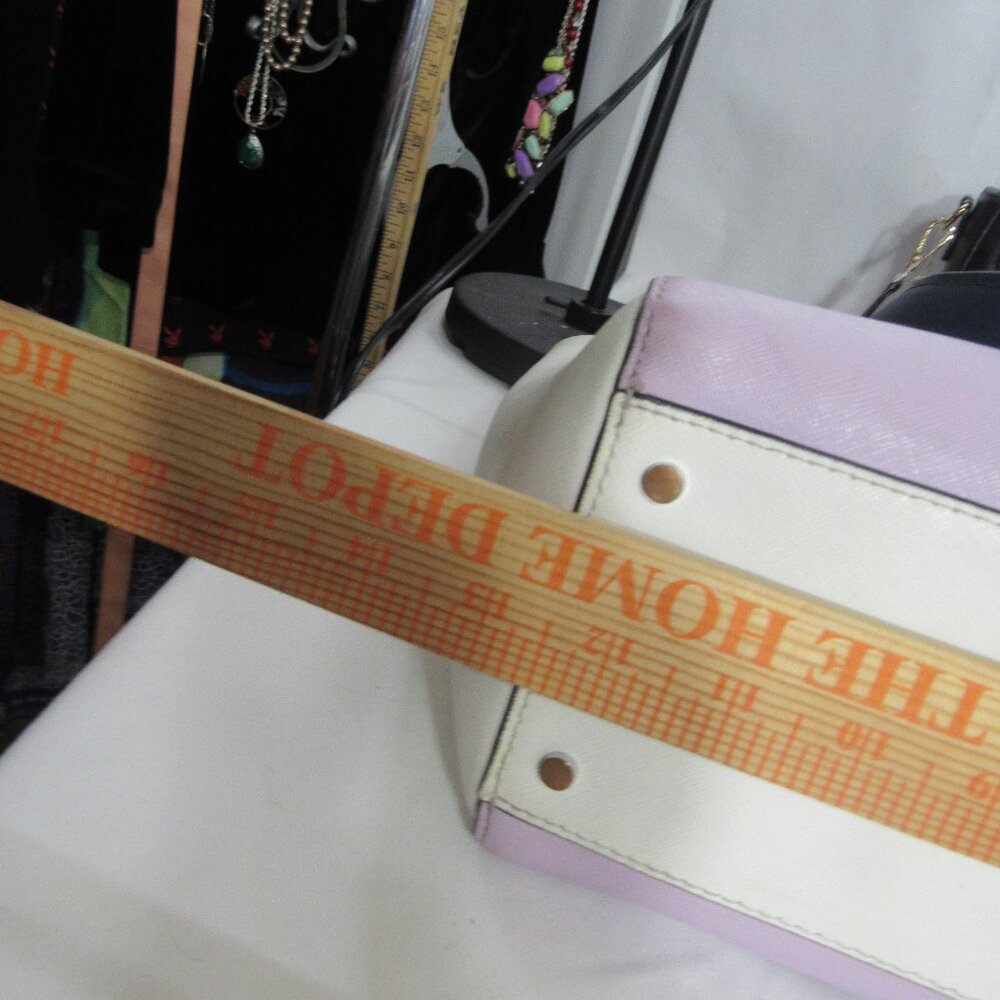 KATE SPADE LARGE LAVENDER CAMERON BAG TOTE "LOTS OF POCKETS" SECRETARY BAG - Picture 12 of 16